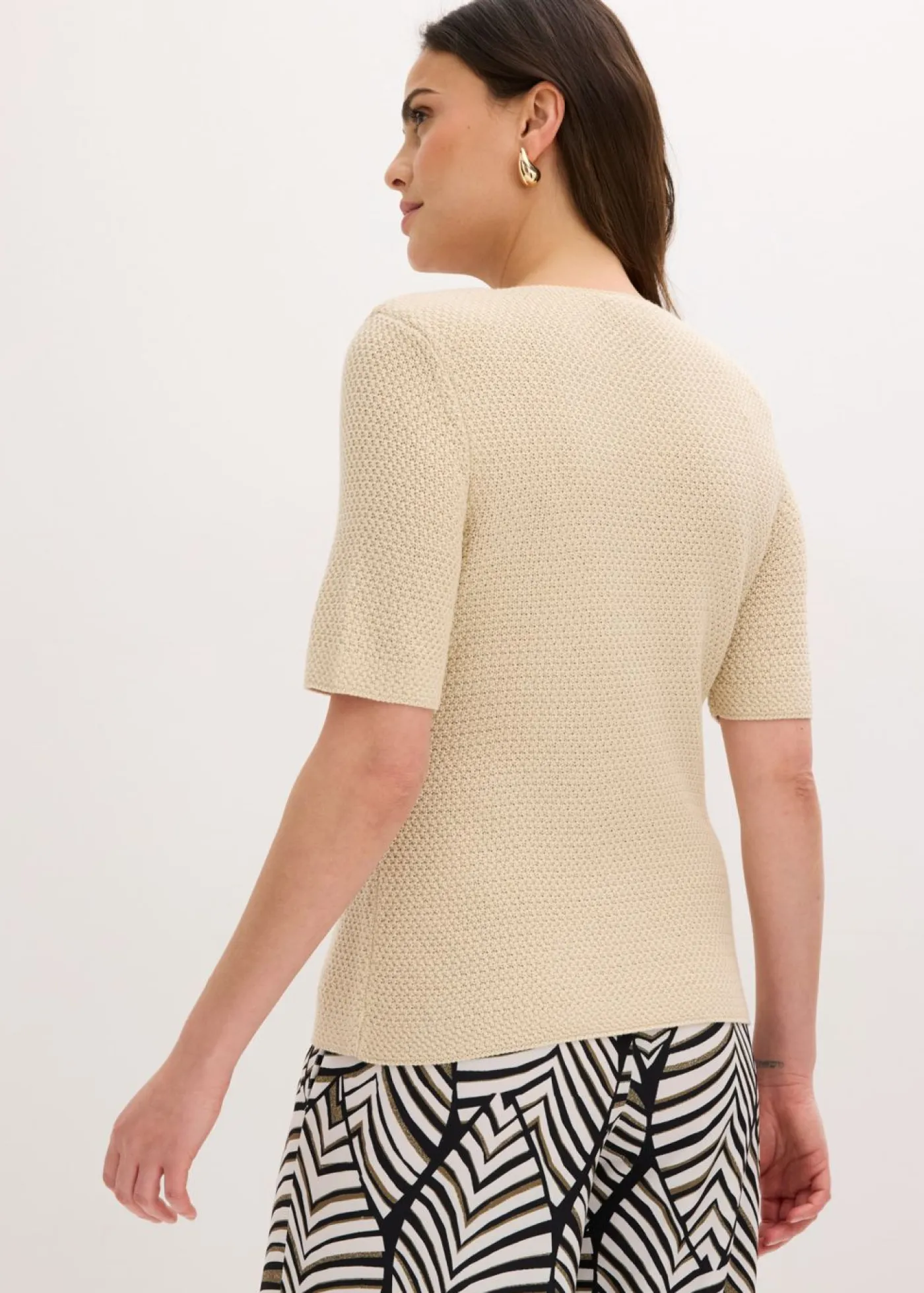 Chaqueta de punto con algodón Mujer Jerséis|Novedades