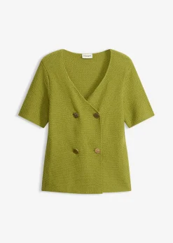 Online Chaqueta de punto con algodón Mujer Jerséis|Novedades