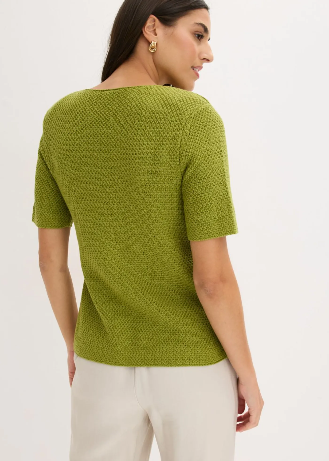 Online Chaqueta de punto con algodón Mujer Jerséis|Novedades