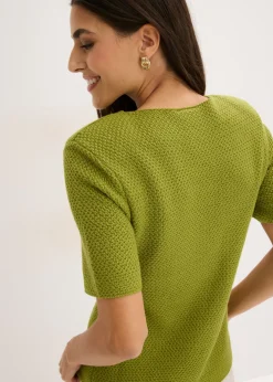 Online Chaqueta de punto con algodón Mujer Jerséis|Novedades