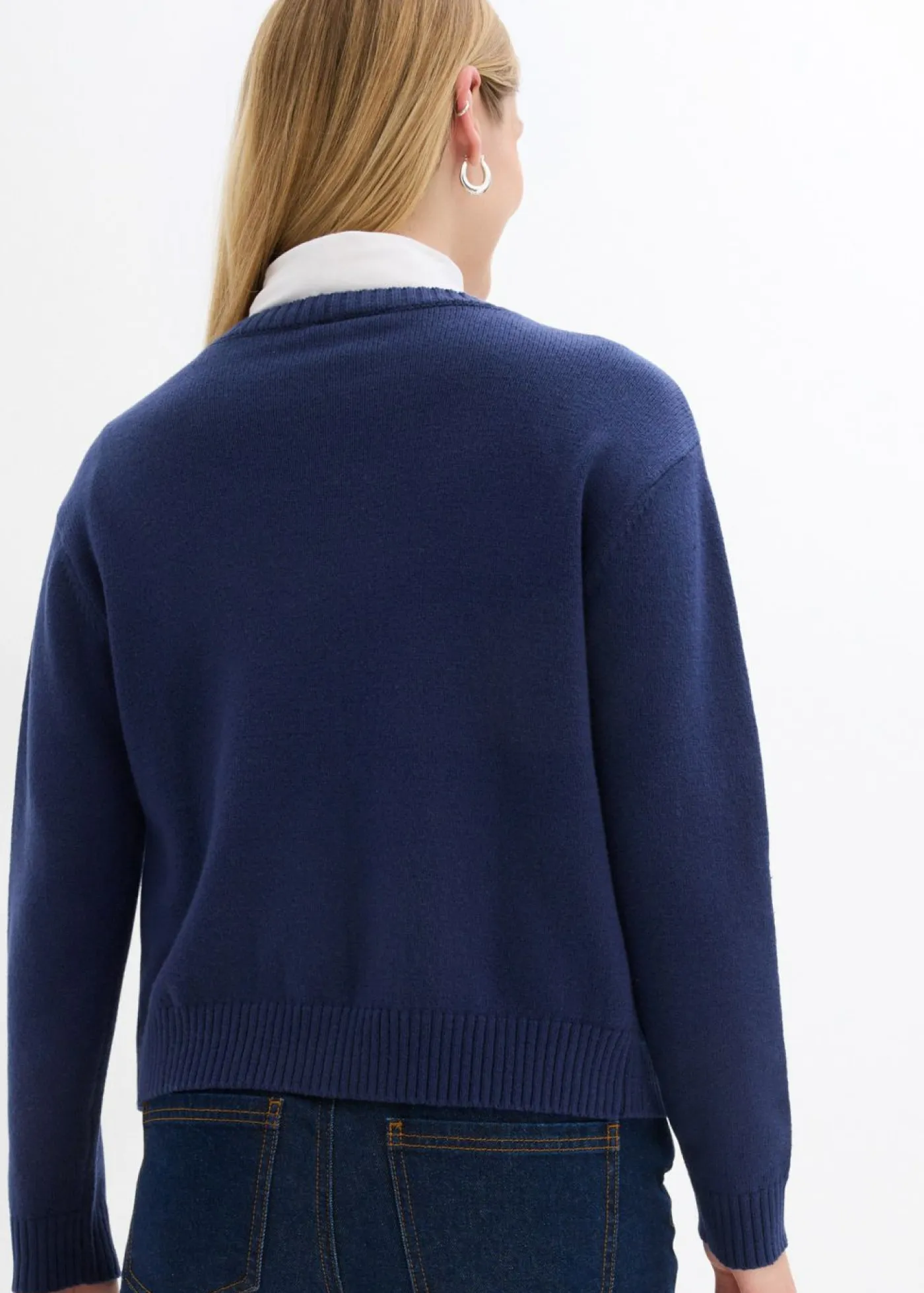 Clearance Chaqueta de punto con bolsillos Mujer Jerséis|Ropa De Punto