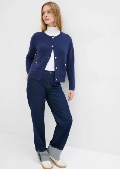 Clearance Chaqueta de punto con bolsillos Mujer Jerséis|Ropa De Punto
