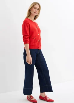 Chaqueta de punto con bolsillos Mujer Jerséis|Ropa De Punto
