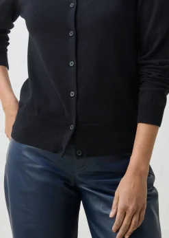 Clearance Chaqueta de punto con contenido de seda Mujer Premium|Jerséis