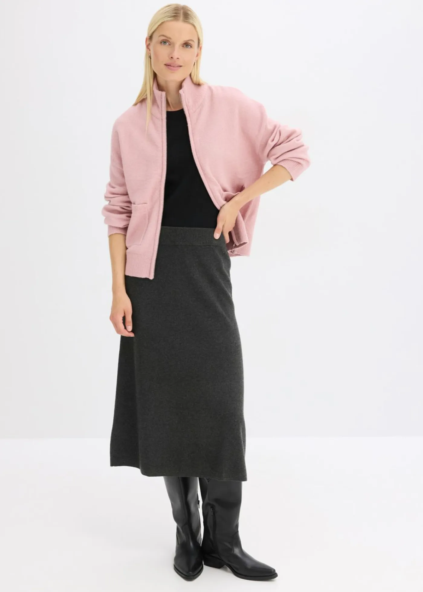 New Chaqueta de punto con cremallera Mujer Jerséis|Ropa De Punto