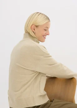 Outlet Chaqueta de punto con cremallera Mujer Jerséis|Ropa De Punto