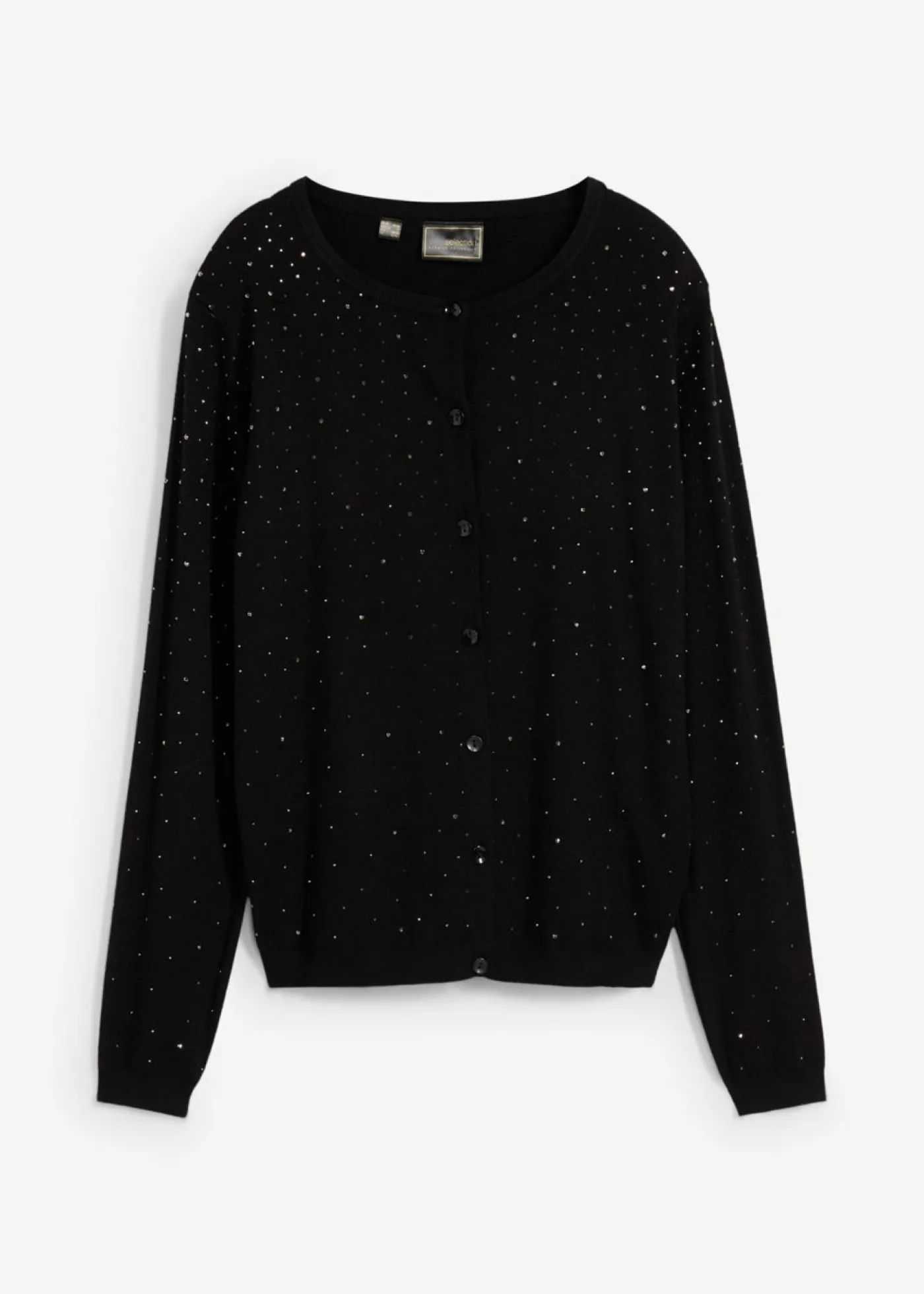 Sale Chaqueta de punto con piedras brillantes Mujer Jerséis|Ropa De Punto