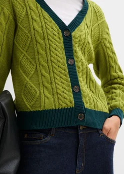Best Chaqueta de punto de algodón puro Mujer Jerséis|Ropa De Punto