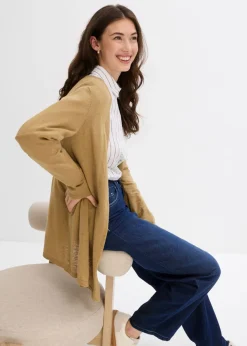 Discount Chaqueta de punto de algodón ligero y calidad superior Mujer Básicos|Jerséis