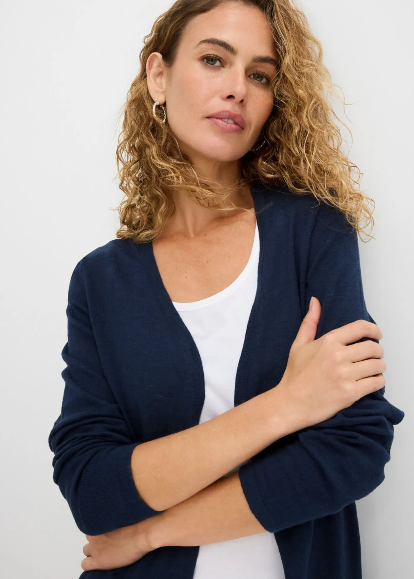 Clearance Chaqueta de punto de algodón ligero y calidad superior Mujer Básicos|Jerséis