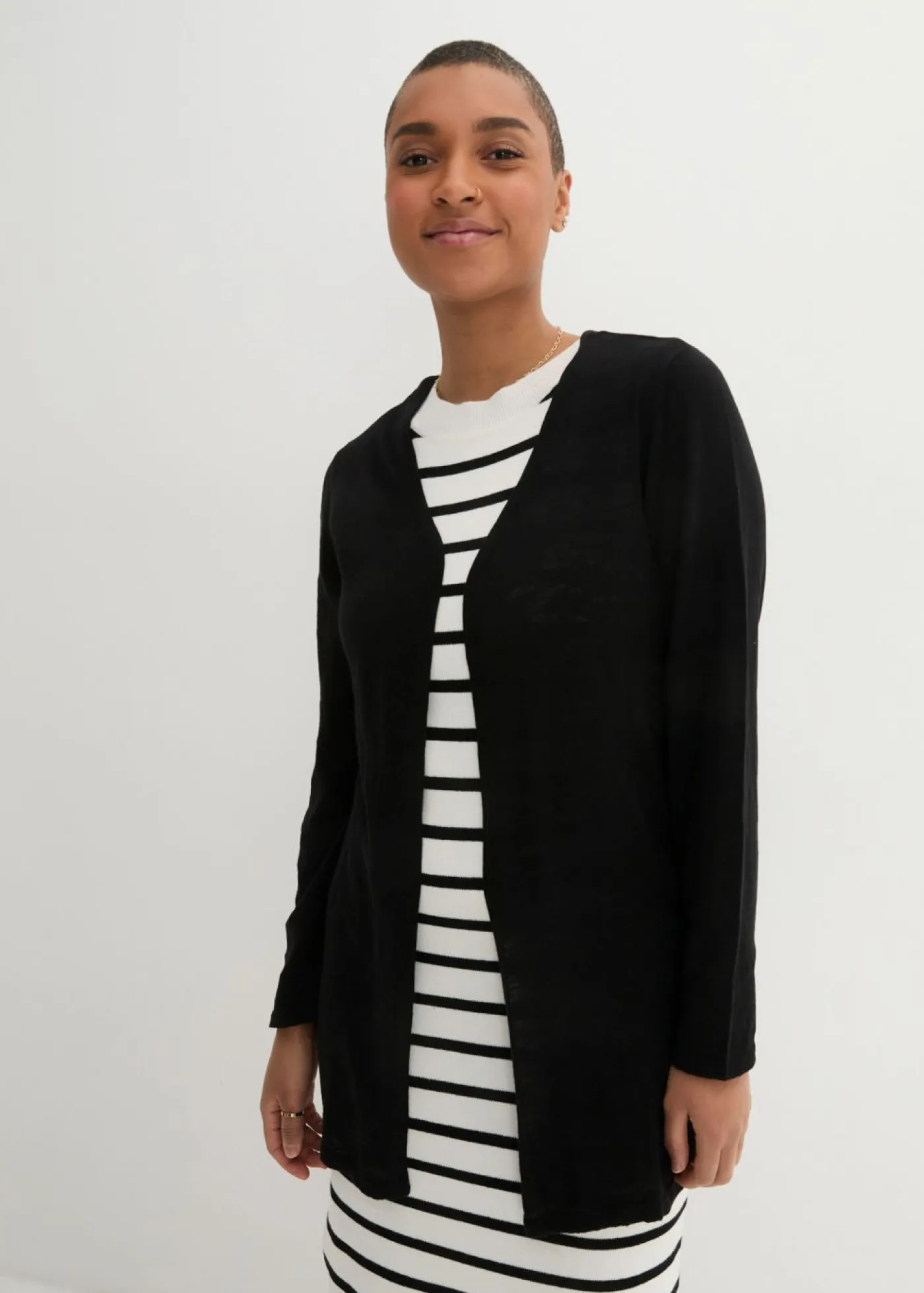 Hot Chaqueta de punto de algodón ligero y calidad superior Mujer Básicos|Jerséis