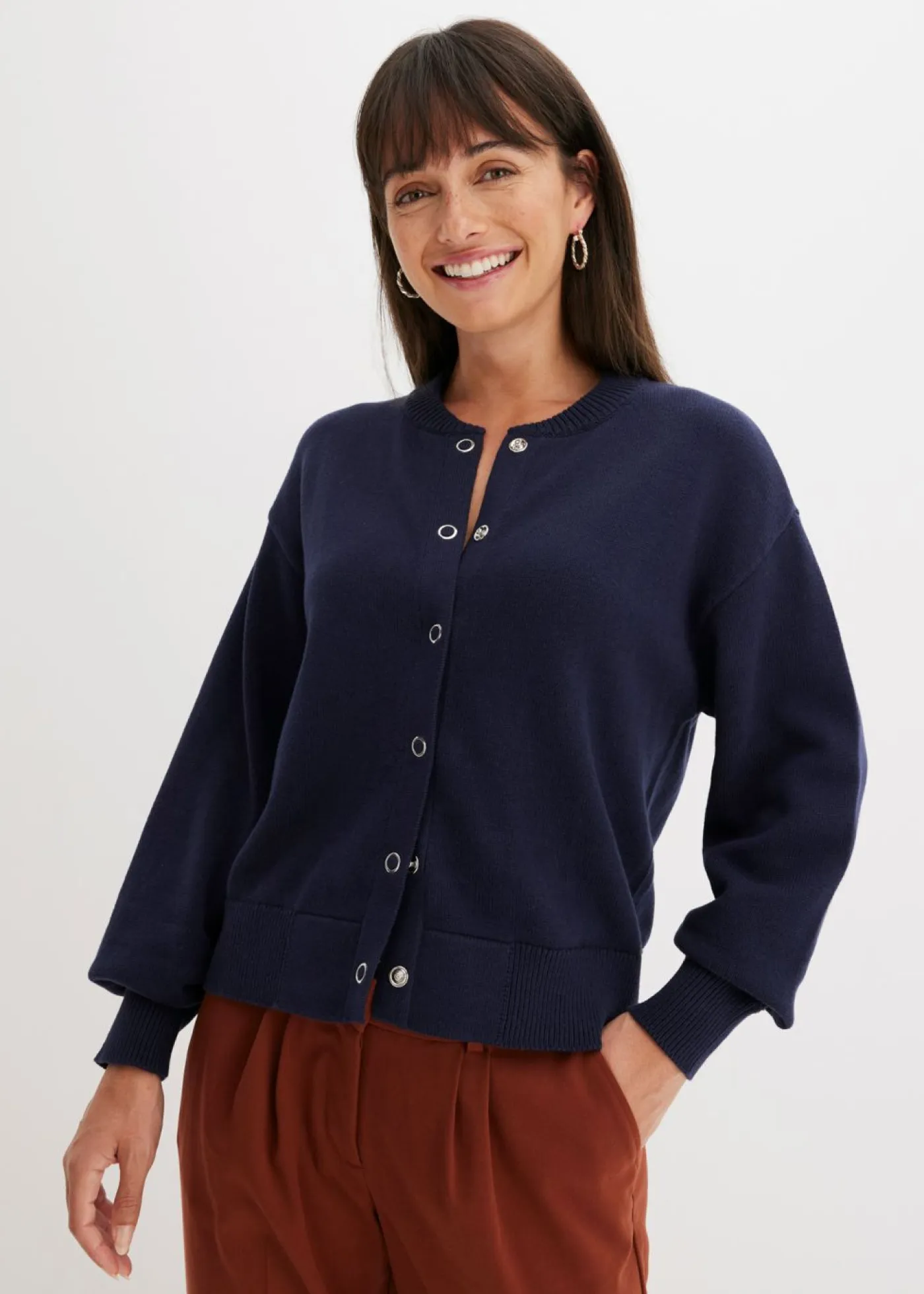 New Chaqueta de punto de algodón puro Mujer Jerséis|Ropa De Punto