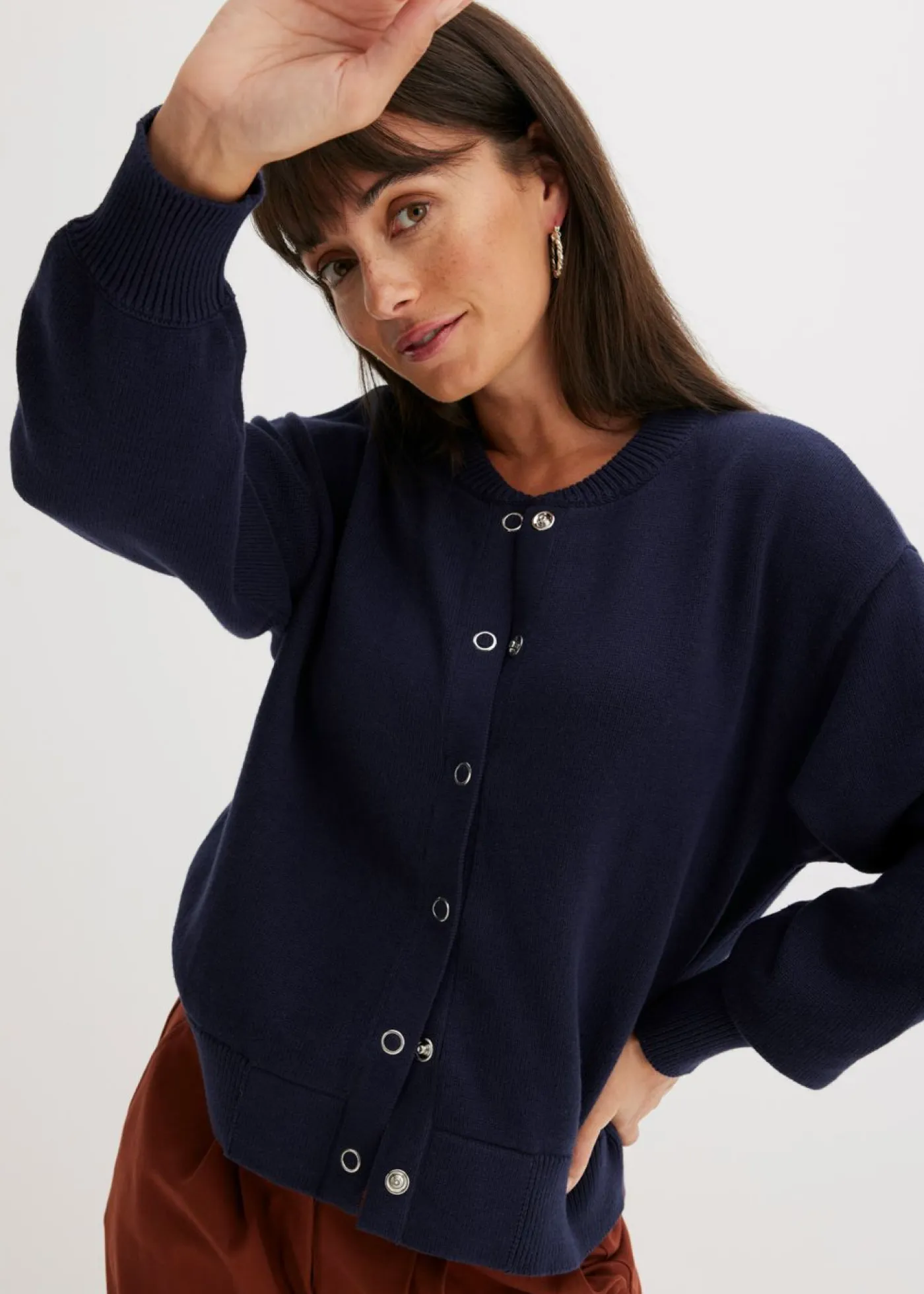 New Chaqueta de punto de algodón puro Mujer Jerséis|Ropa De Punto
