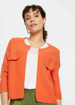 Sale Chaqueta de punto de bouclé Mujer Jerséis|Ropa De Punto