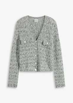 Sale Chaqueta de punto de bouclé Mujer Jerséis|Novedades