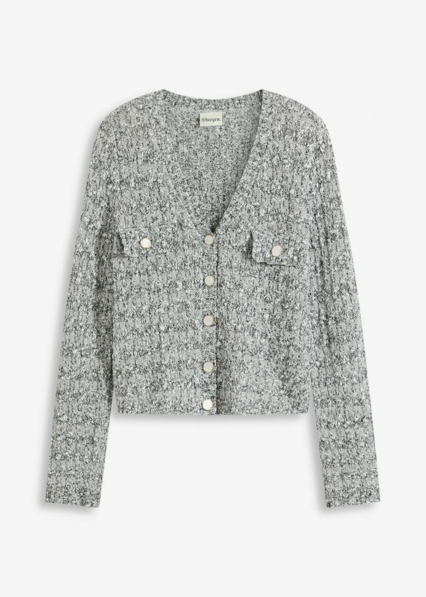 Sale Chaqueta de punto de bouclé Mujer Jerséis|Novedades