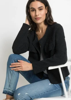 Discount Chaqueta de punto de bouclé Mujer Jerséis|Ropa De Punto
