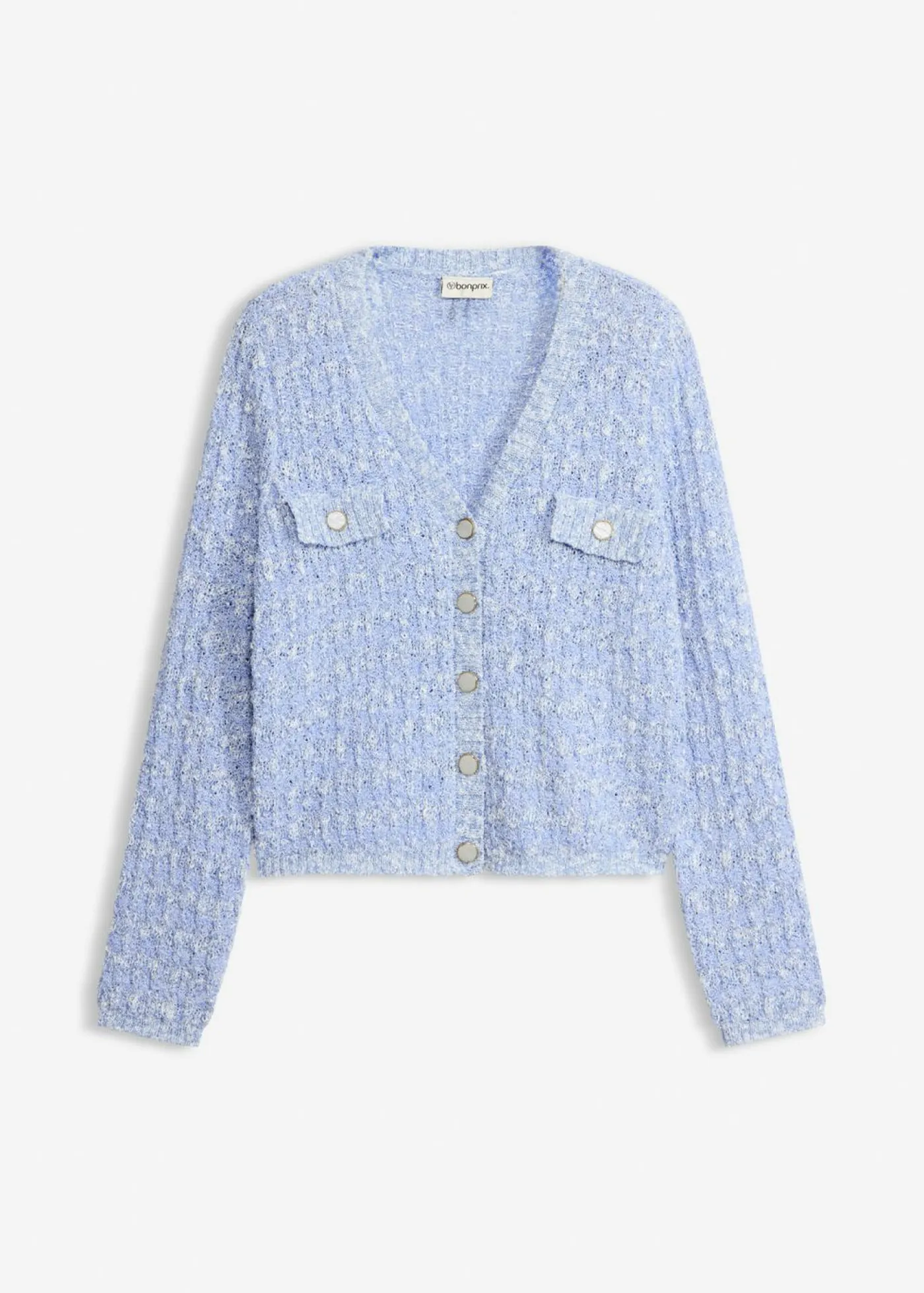Online Chaqueta de punto de bouclé Mujer Jerséis|Novedades