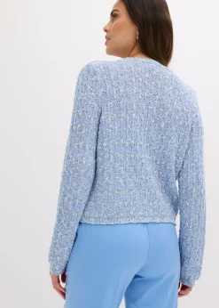 Online Chaqueta de punto de bouclé Mujer Jerséis|Novedades