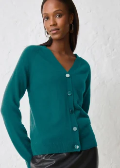 Hot Chaqueta de punto de cachemira con Good Cashmere Standard® Mujer Jerséis|Ropa De Punto