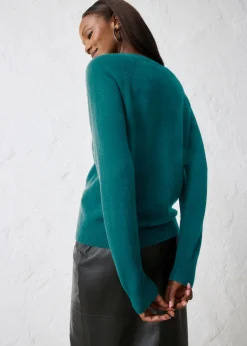 Hot Chaqueta de punto de cachemira con Good Cashmere Standard® Mujer Jerséis|Ropa De Punto