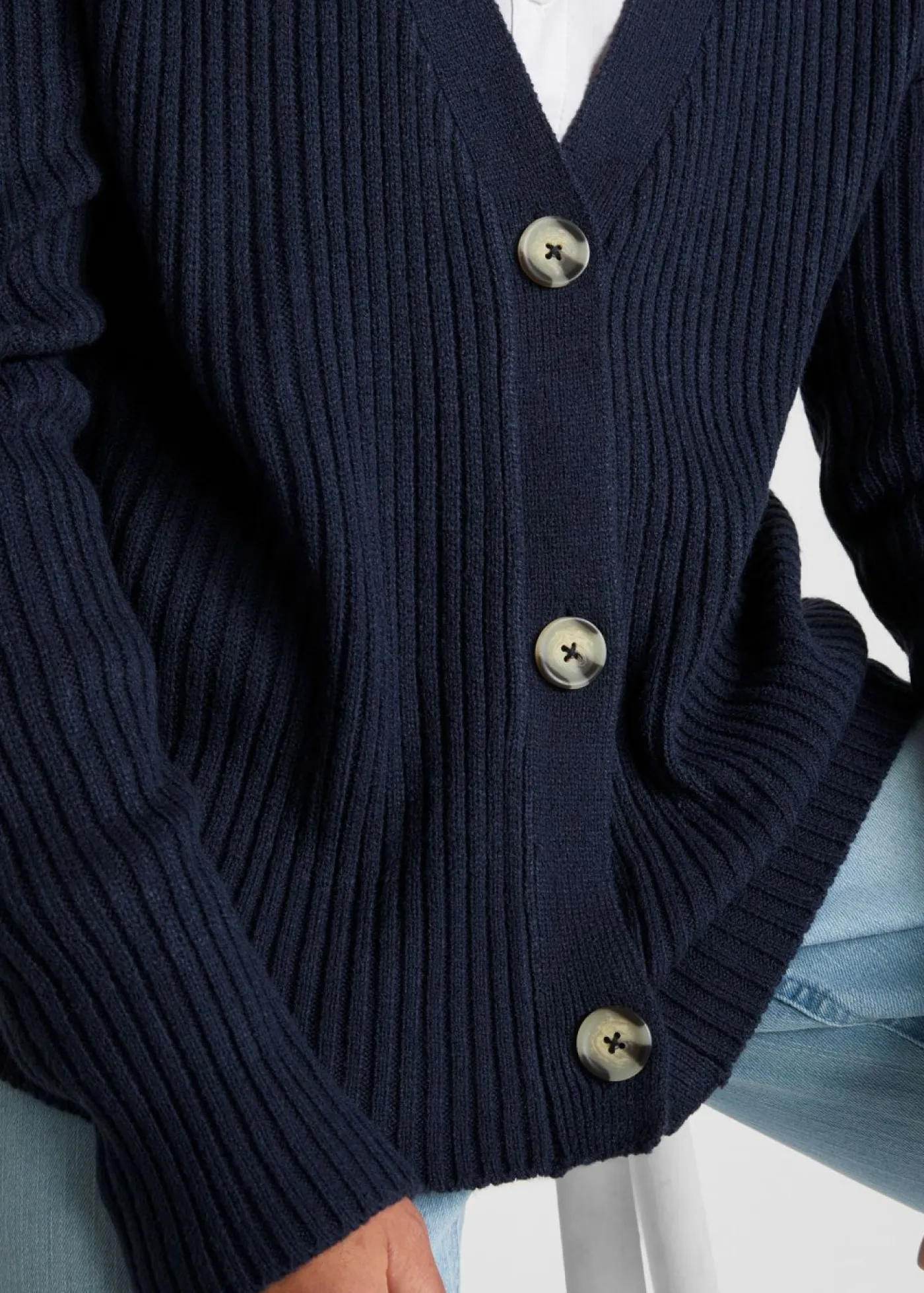 Best Chaqueta de punto de canalé Mujer Jerséis|Ropa De Punto
