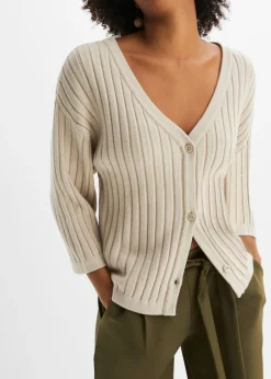 Discount Chaqueta de punto de estilo boxy Mujer Jerséis|Ropa De Punto