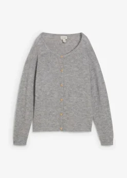 Clearance Chaqueta de punto de mezcla de alpaca Mujer Premium|Jerséis