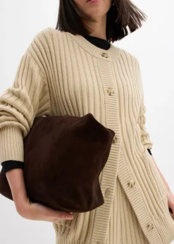 Chaqueta de punto de mezcla de viscosa suave Mujer Jerséis|Ropa De Punto