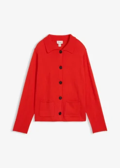Online Chaqueta de punto de mezcla de viscosa Mujer Esenciales|Jerséis