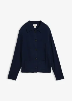 Online Chaqueta de punto de mezcla de viscosa Mujer Esenciales|Jerséis
