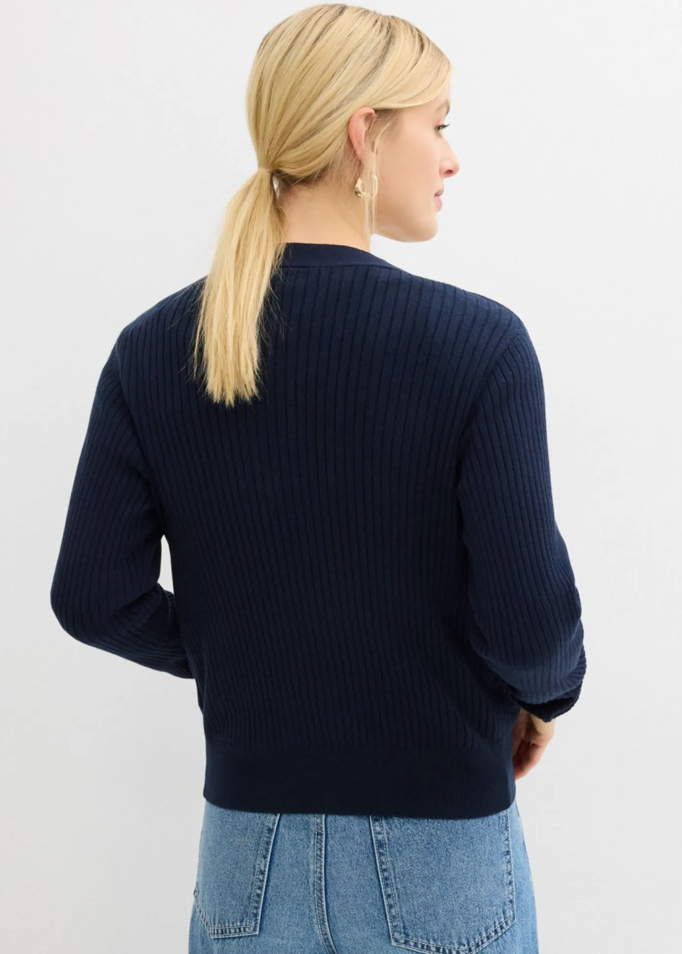 New Chaqueta de punto de mezcla de viscosa suave Mujer Jerséis|Novedades