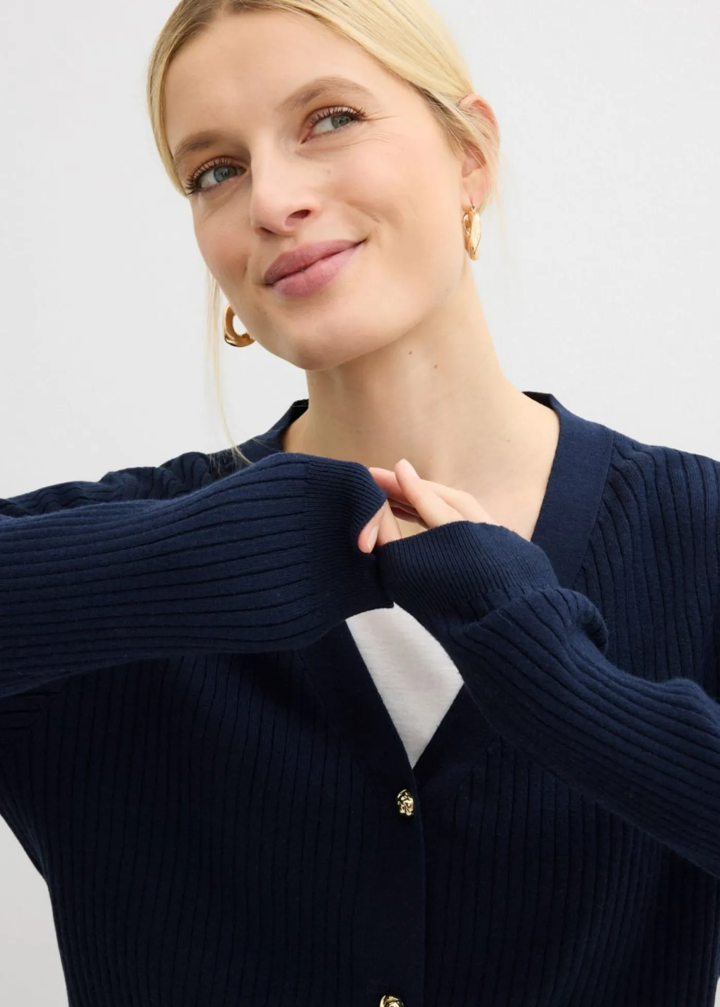 New Chaqueta de punto de mezcla de viscosa suave Mujer Jerséis|Novedades
