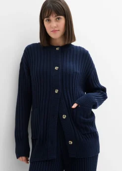 Chaqueta de punto de mezcla de viscosa suave Mujer Jerséis|Ropa De Punto