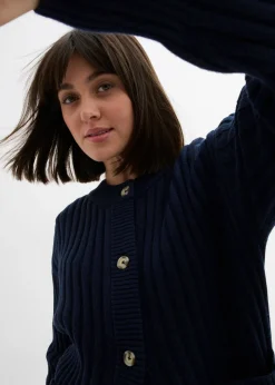 Chaqueta de punto de mezcla de viscosa suave Mujer Jerséis|Ropa De Punto