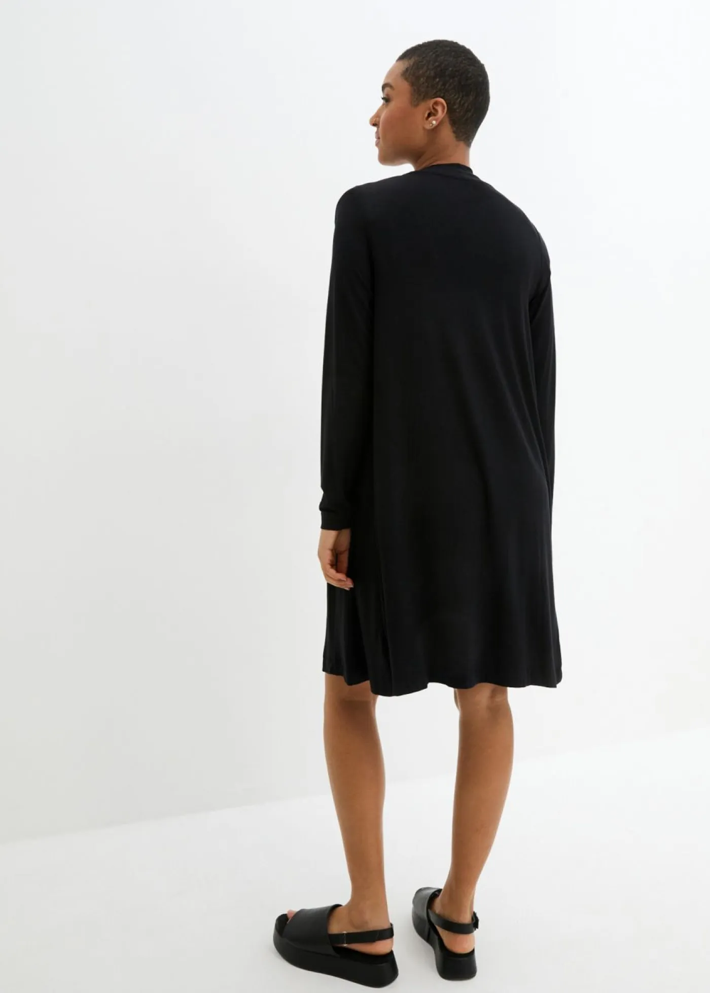 Sale Chaqueta de punto de suave mezcla de viscosa Mujer Básicos|Camisetas