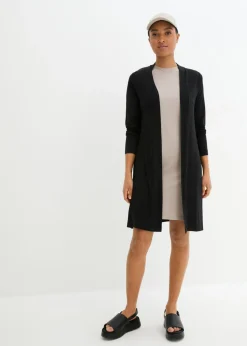 Sale Chaqueta de punto de suave mezcla de viscosa Mujer Básicos|Camisetas