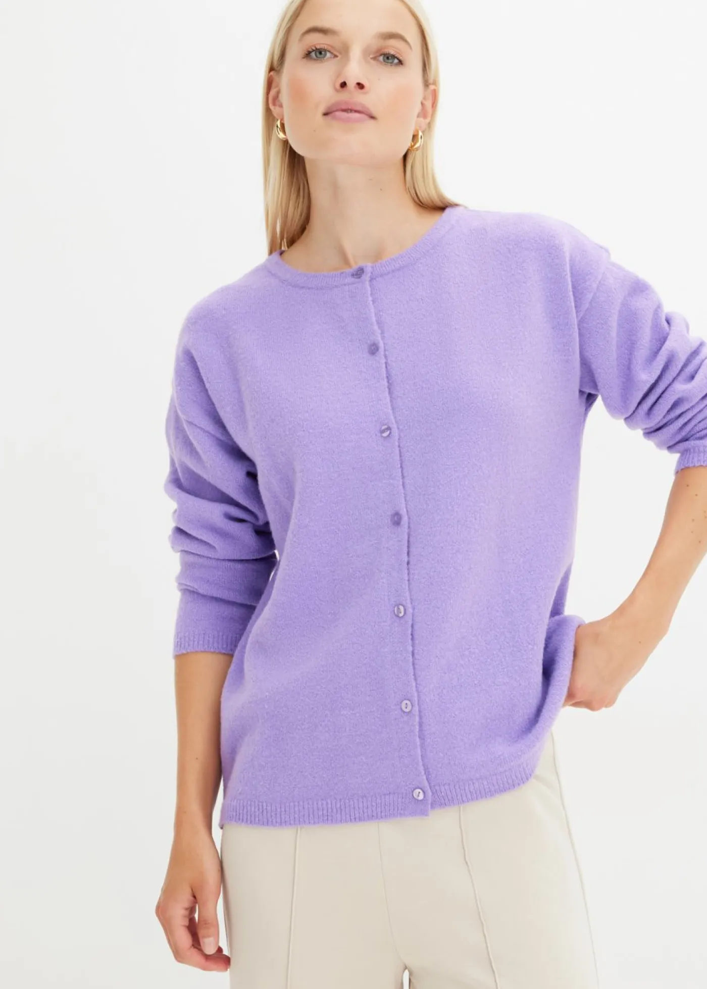 New Chaqueta de punto fino Mujer Básicos|Jerséis
