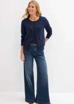 Chaqueta de punto fino Mujer Básicos|Jerséis
