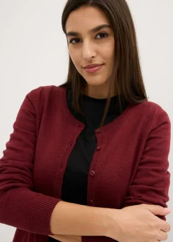 New Chaqueta de punto fino con algodón reciclado Mujer Básicos|Jerséis