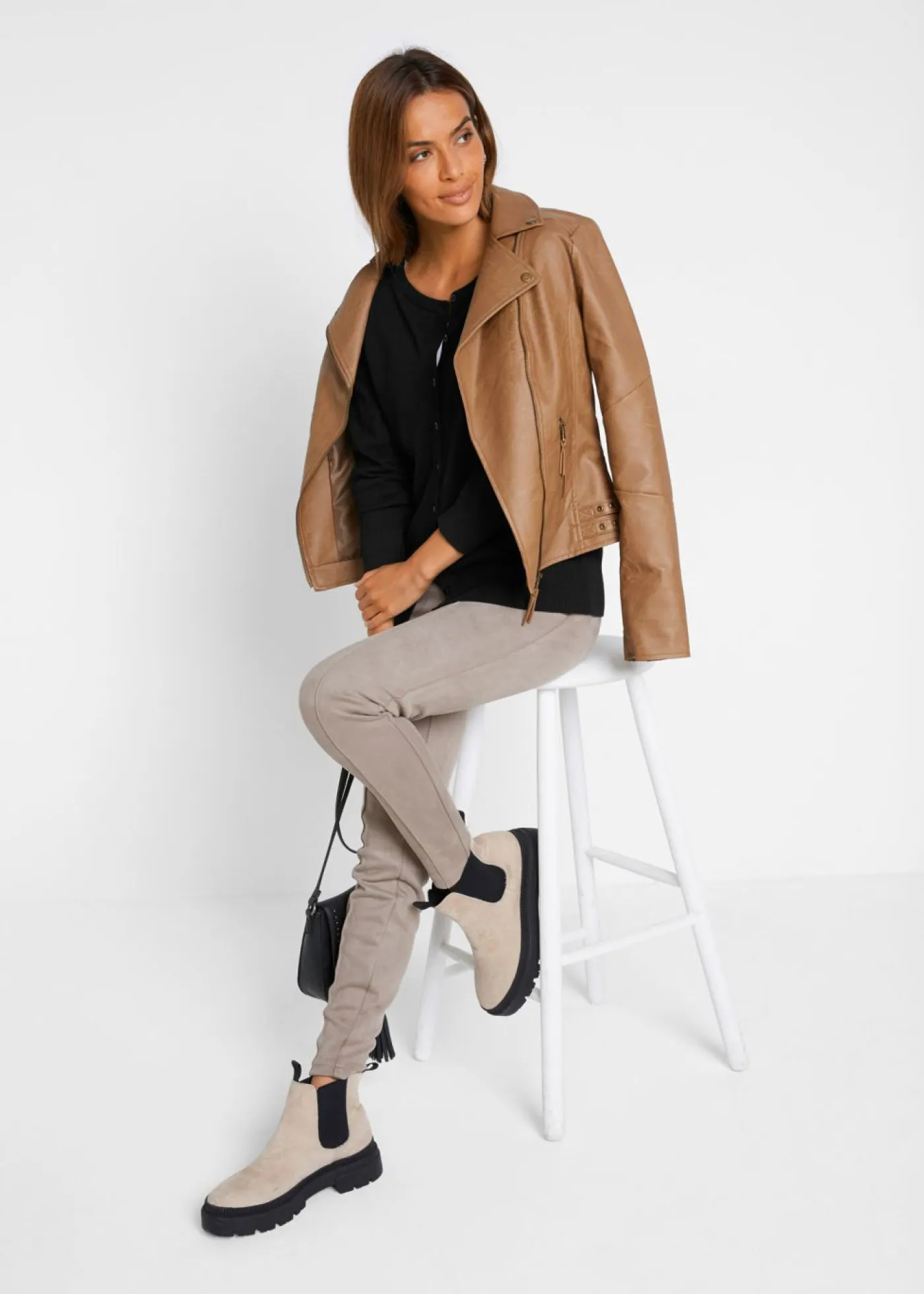 Sale Chaqueta de punto fino con algodón reciclado Mujer Básicos|Jerséis
