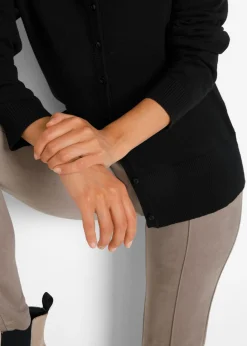 Sale Chaqueta de punto fino con algodón reciclado Mujer Básicos|Jerséis