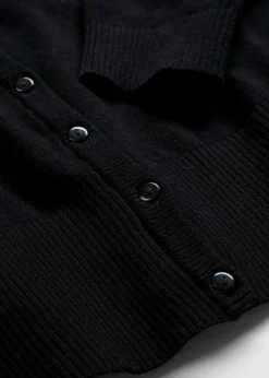 Chaqueta de punto fino con botones Mujer Básicos|Jerséis