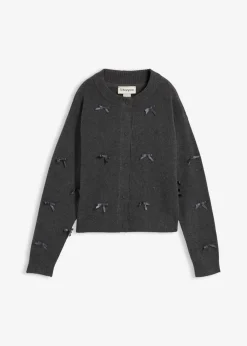 Hot Chaqueta de punto fino con lazos Mujer Jerséis|Ropa De Punto