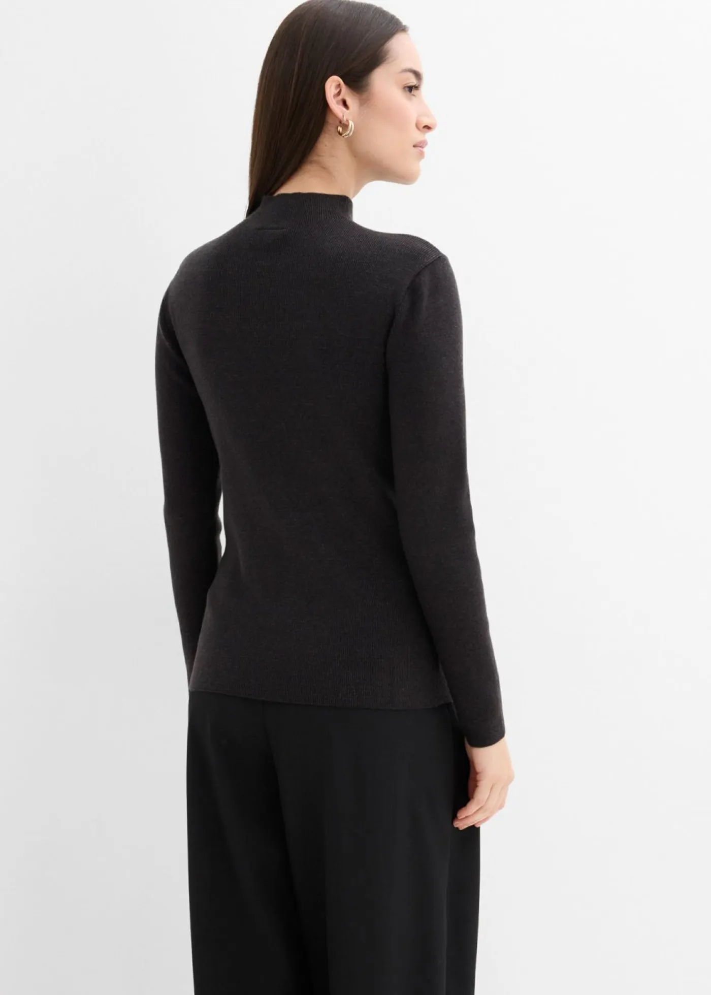 New Chaqueta de punto fino de mezcla de viscosa suave Mujer Esenciales|Jerséis