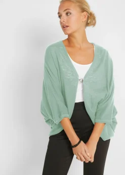 Sale Chaqueta de punto fino de algodón puro Mujer Jerséis|Novedades