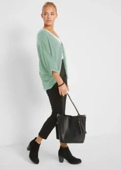 Sale Chaqueta de punto fino de algodón puro Mujer Jerséis|Novedades