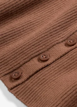 Outlet Chaqueta de punto fino de mezcla de viscosa suave Mujer Jerséis|Novedades