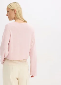 Hot Chaqueta de punto fino de canalé Mujer Jerséis|Ropa De Punto