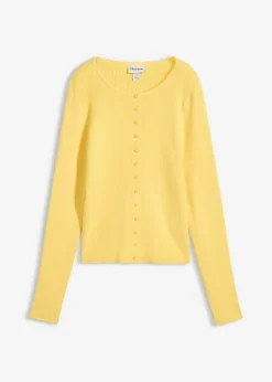 Clearance Chaqueta de punto fino de mezcla de viscosa suave Mujer Jerséis|Novedades